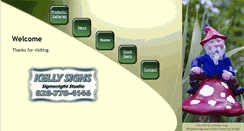 Desktop Screenshot of kellysignswnc.com